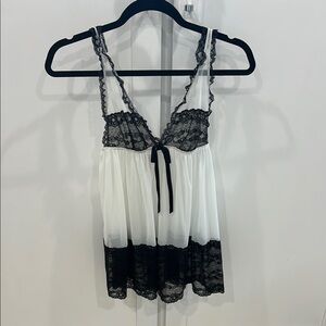 Victoria Secret Black lace and sheer lingerie